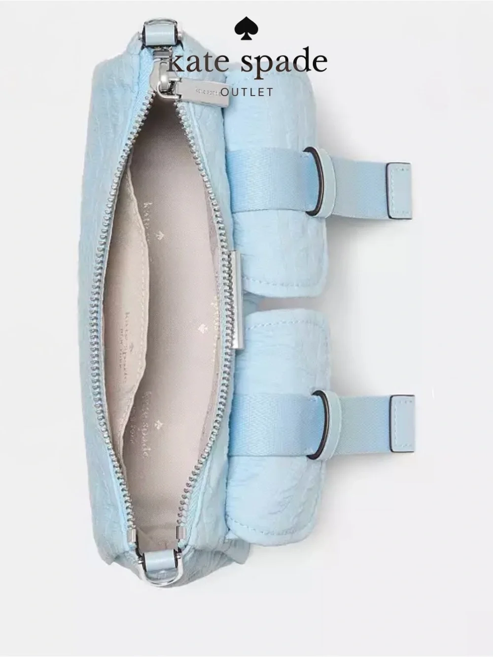 Kate Spade Carter Zebra Cargo Crossbody Bag in Blue multicolor